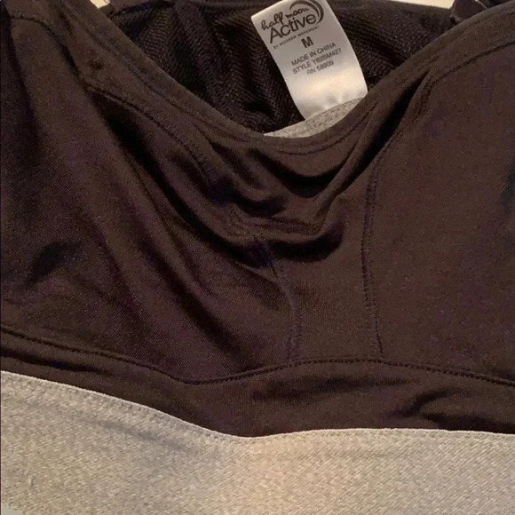 Half Moon Black Sports Bra - Picture 3 of 3